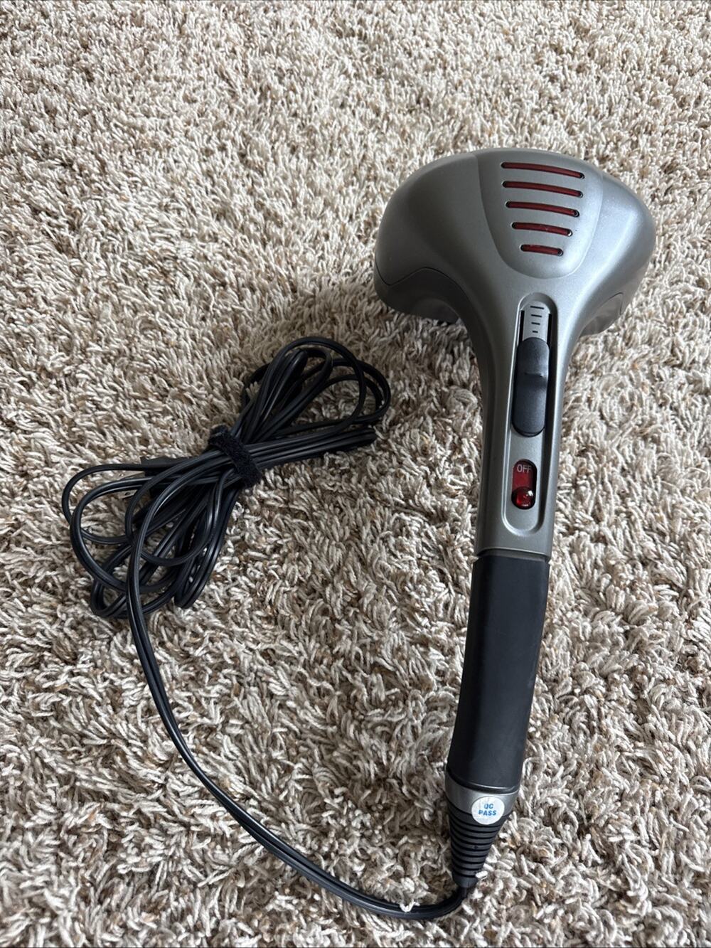 HoMedics PA-100H Professional Percussion Massager w/ Heat Dual Head Tested Works